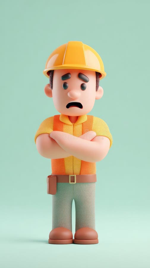 Designer looking worried in studio