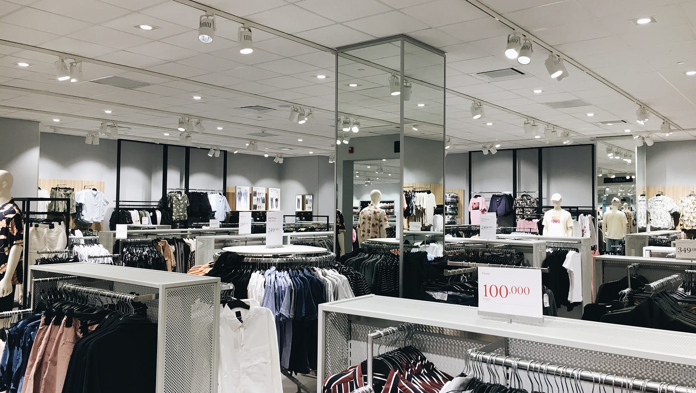 fast fashion store interior