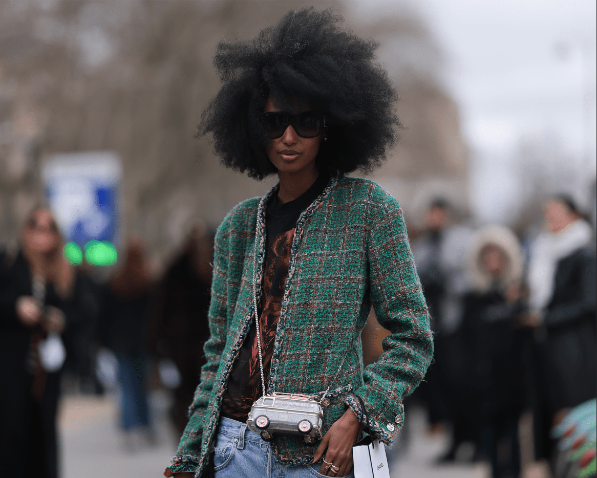 Eclectic personal style street fashion