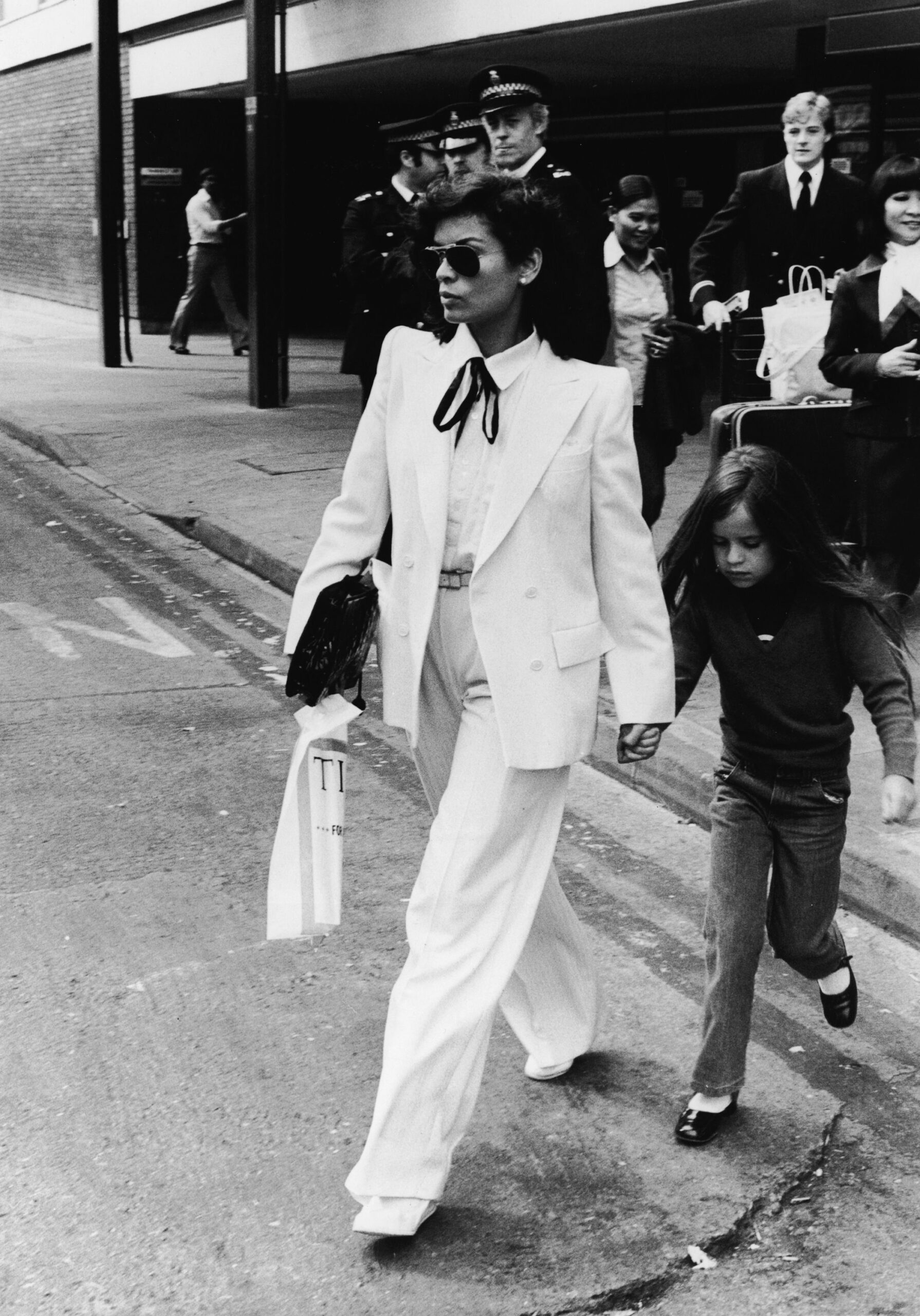 modern 80s power suit