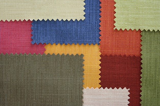 textural fabric swatches
