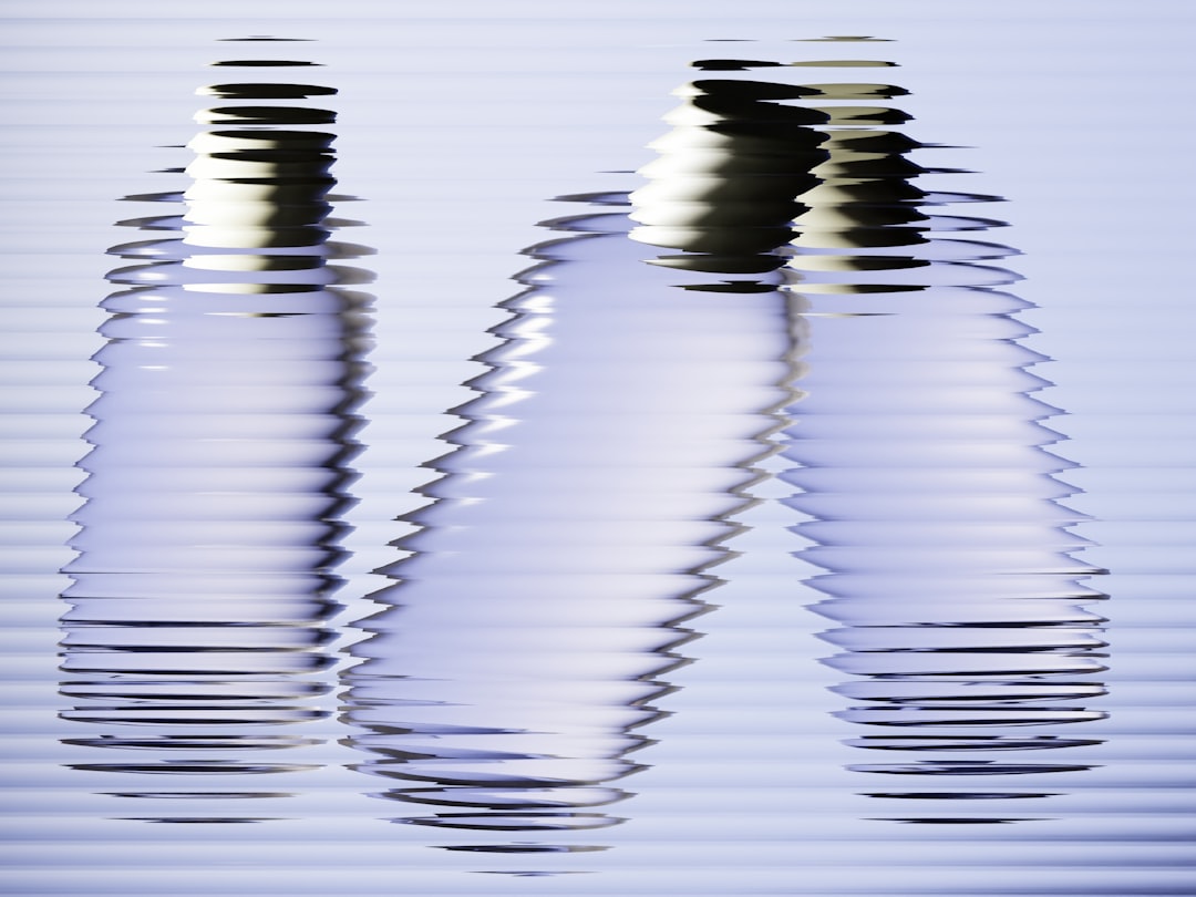 Stylish person with water bottle