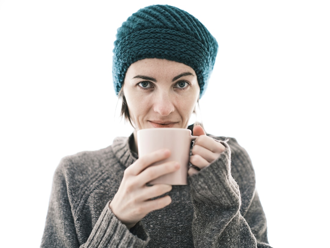 Woman enjoying a warm, healthy winter meal