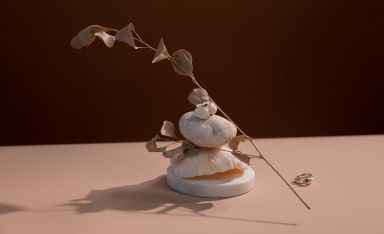 Chunky silver jewelry stack