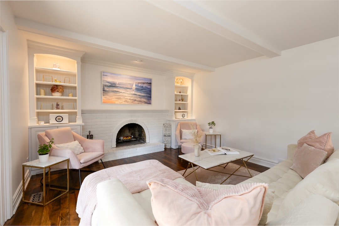 Pastel living room decor